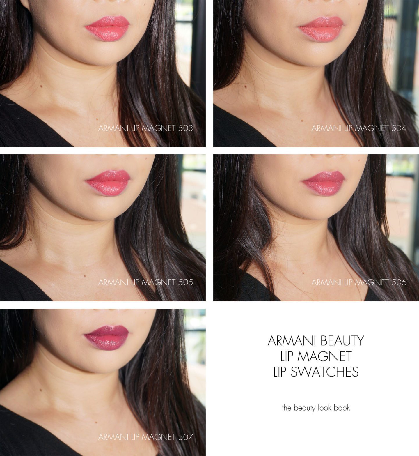 Armani Lip Magnet Swatches 