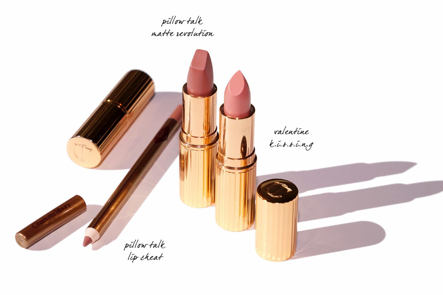 Charlotte Tilbury Pillow Talk Matte Revolution and Valentine KISSING Lipstick Review | Skin Glow Find