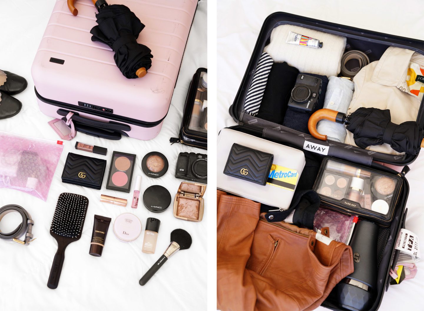 Away Bigger Carry On Packing List via Skin Glow Find