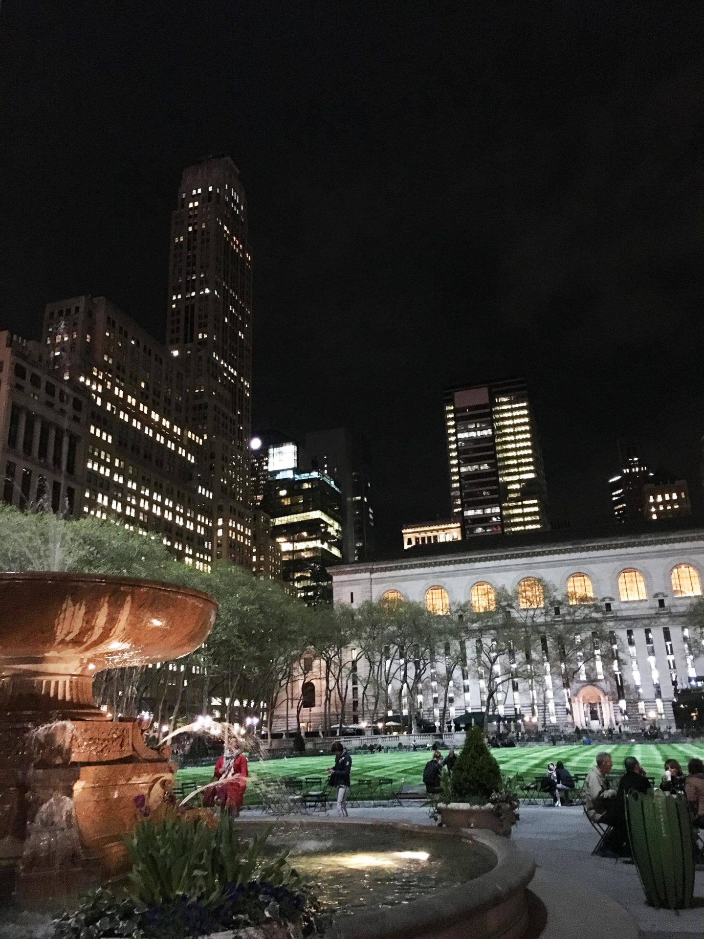 Bryant Park at Night | Skin Glow Find