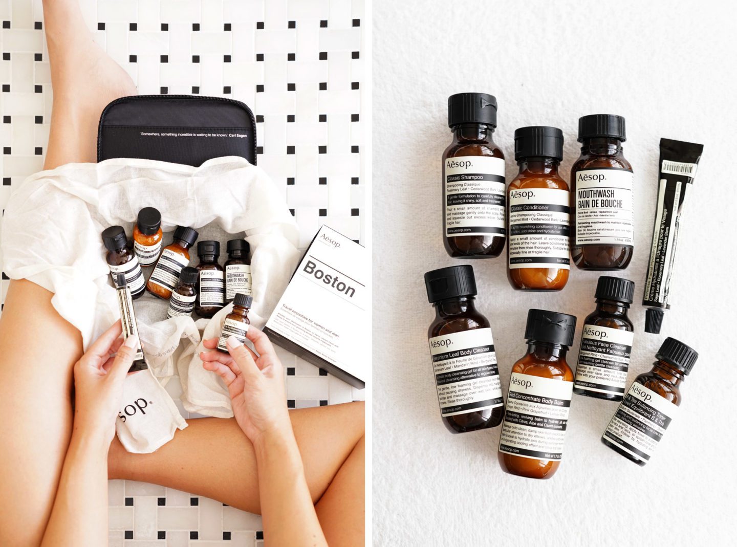 Aesop Boston Travel Skincare Set | Skin Glow Find