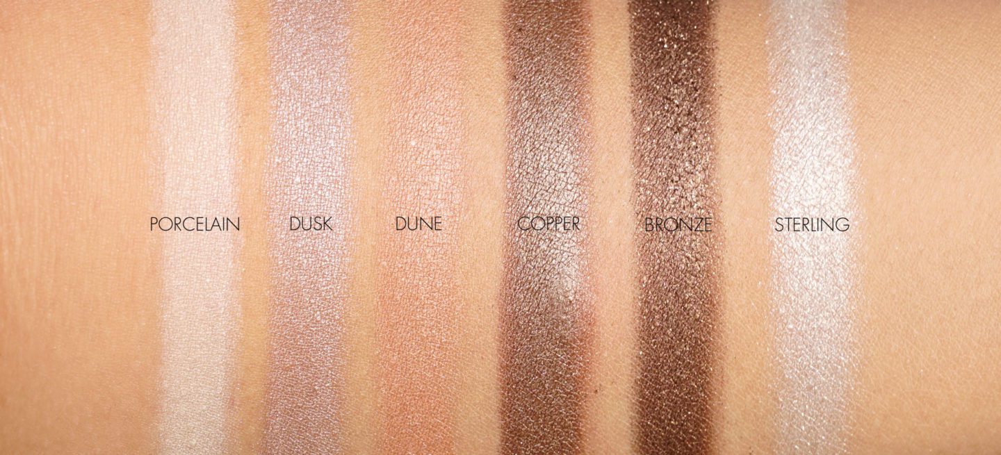 Kat Von D Beauty Shade and Light Glimmer Eye Contour Palette swatch | Skin Glow Find 