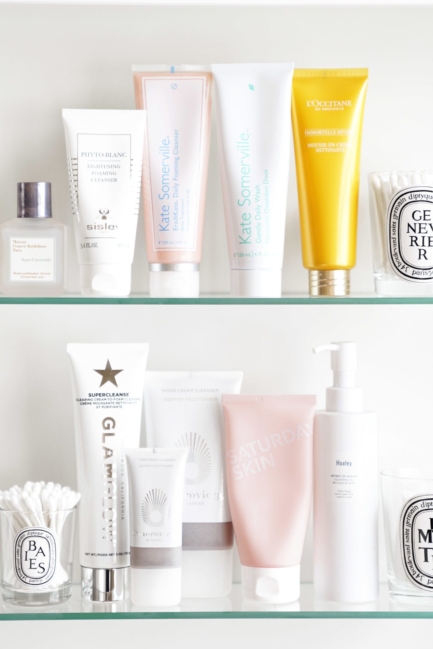 Favorite Cleansers Sisley, Kate Somerville, L'Occitane, Glamglow, Saturday Skin | Skin Glow Find