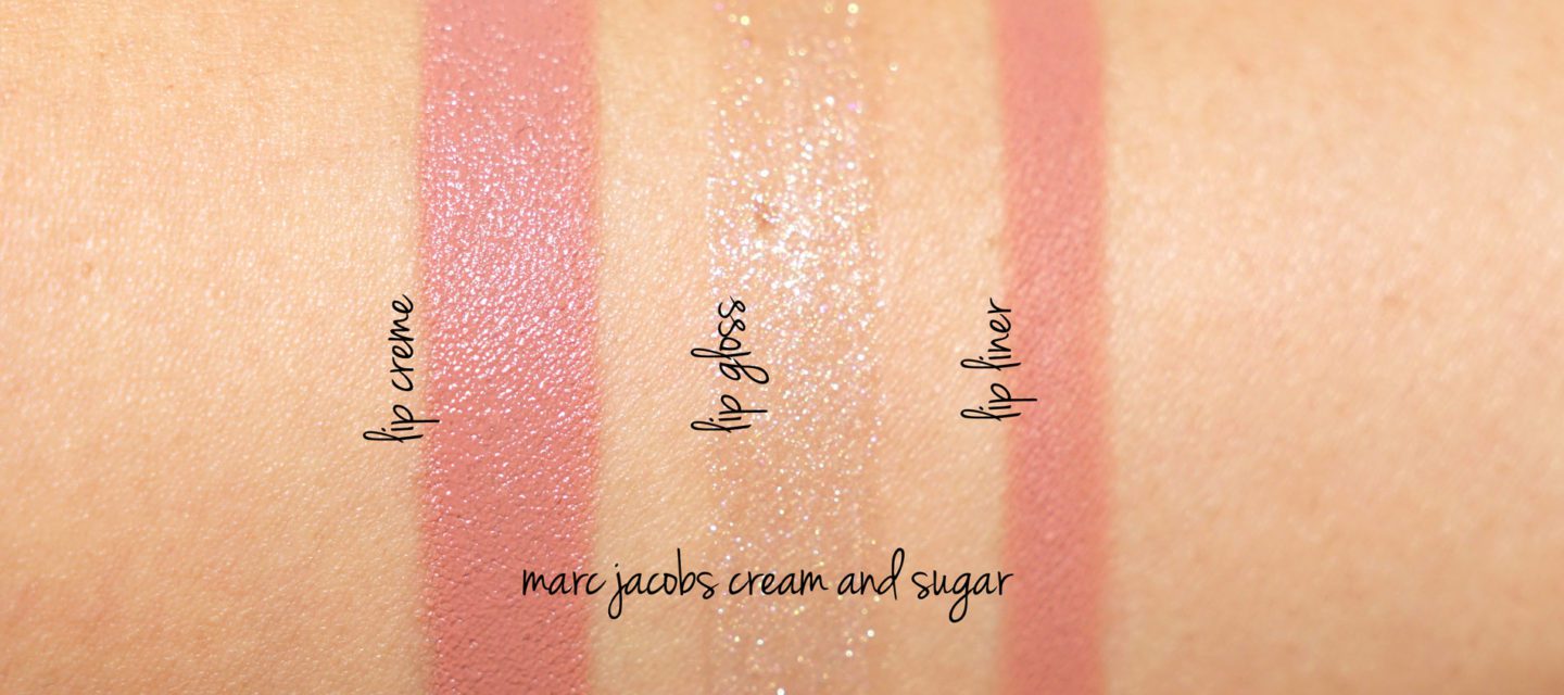 Marc Jacobs Cream and Sugar Trio swatches | Skin Glow Find