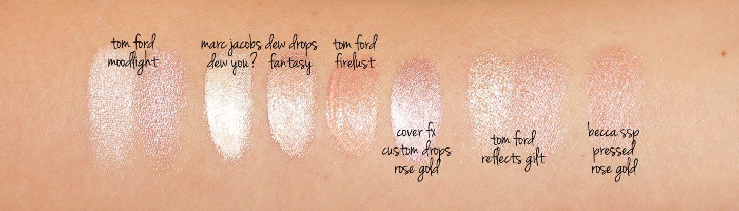 Marc Jacobs Dew Drops Fantasy Swatch Comparisons