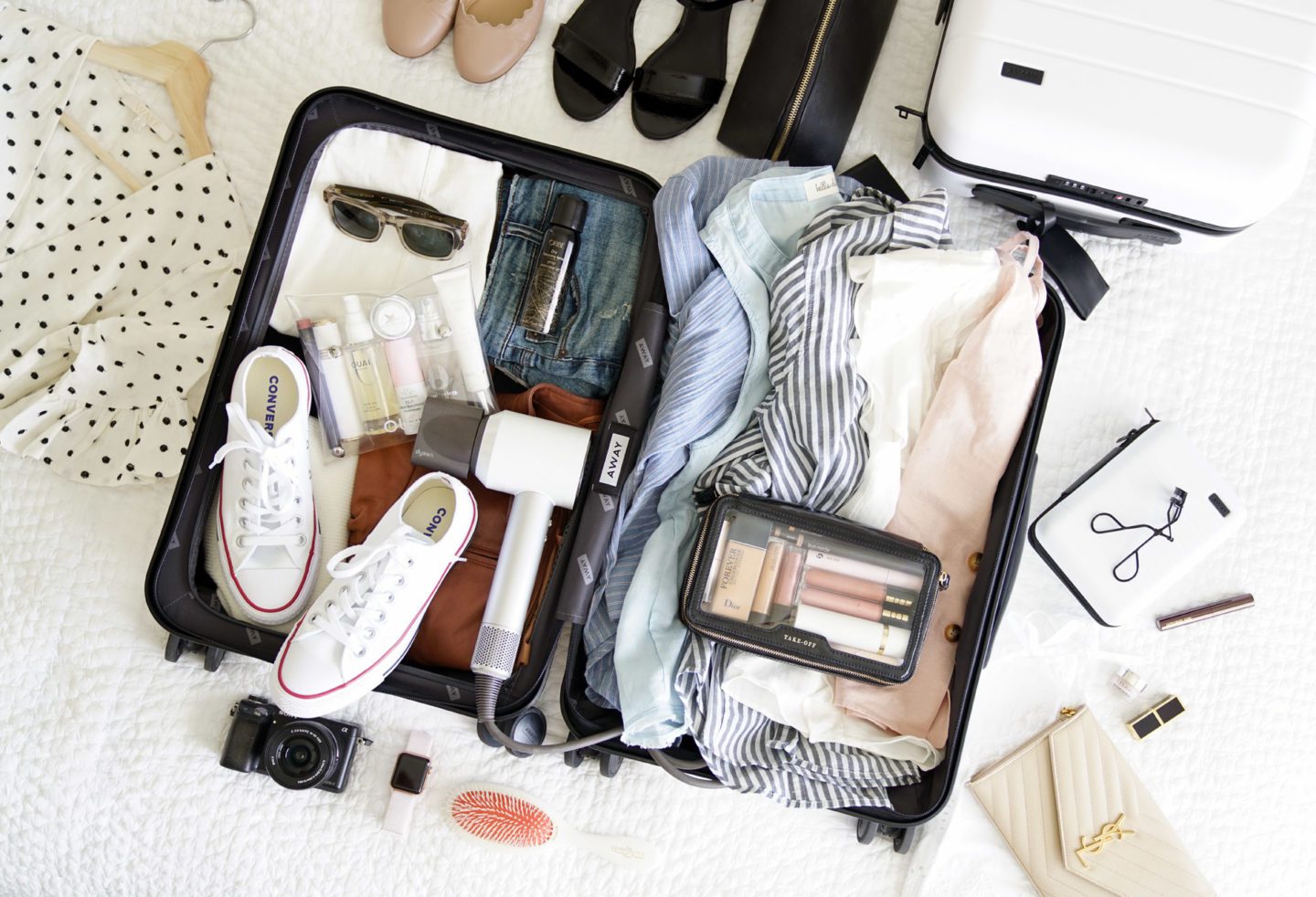 Packing for NYC Away Luggage | Skin Glow Find