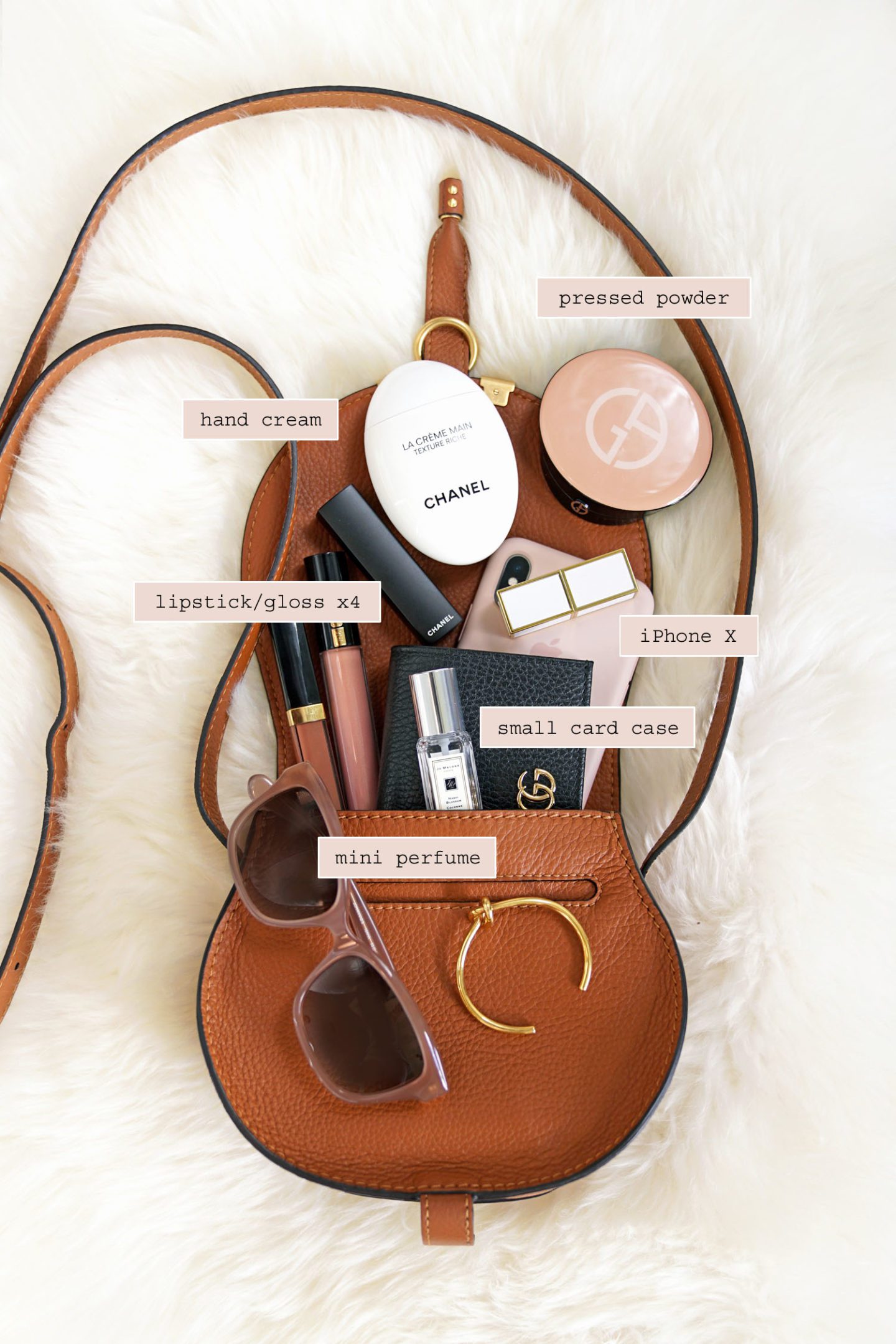 What's Inside My Bag Chloe Mini Marcie | Skin Glow Find