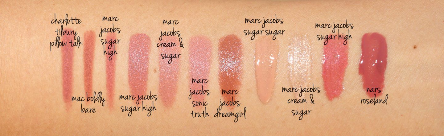 Marc Jacobs Sugar High swatch comparisons