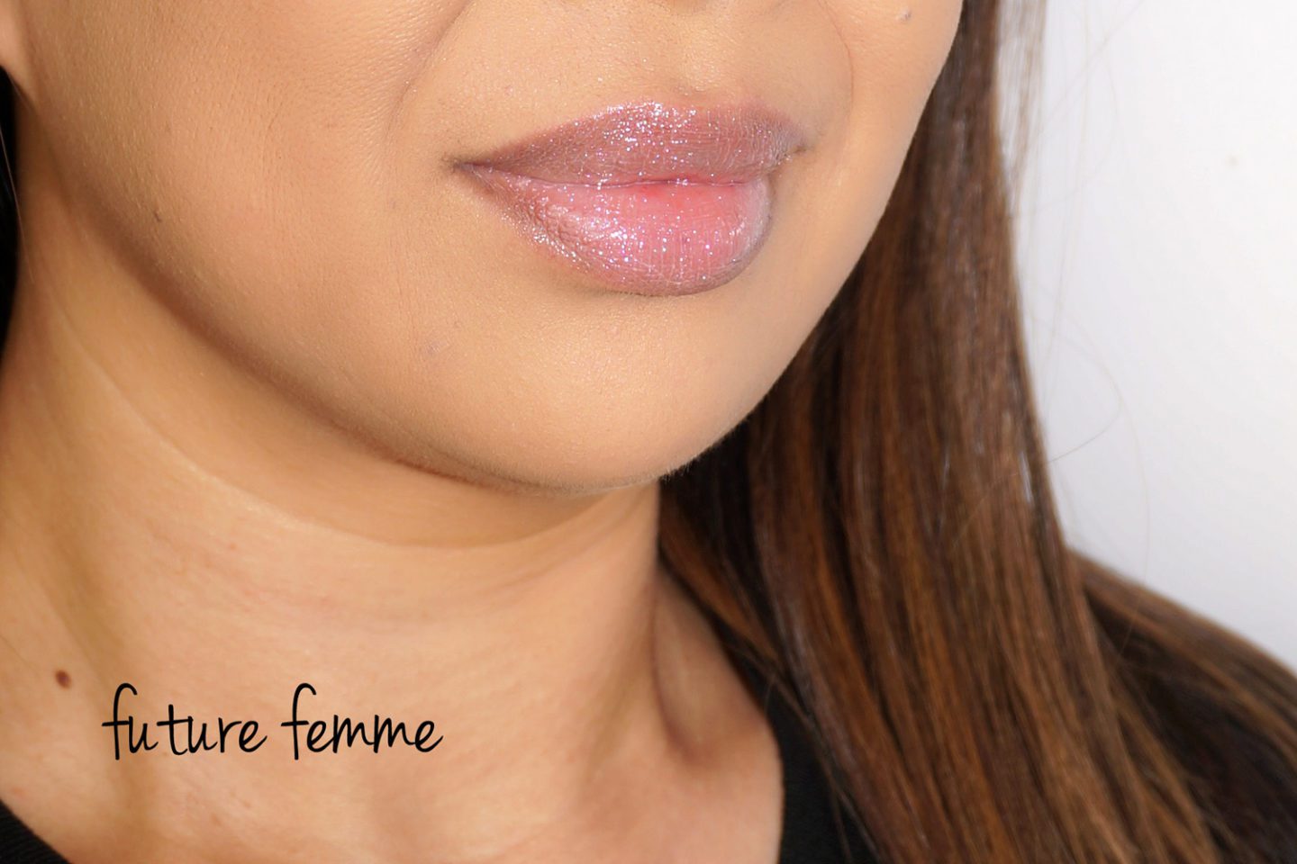 Pat McGrath LUST Gloss swatch Future Femme via Sabrina Skin Glow Find