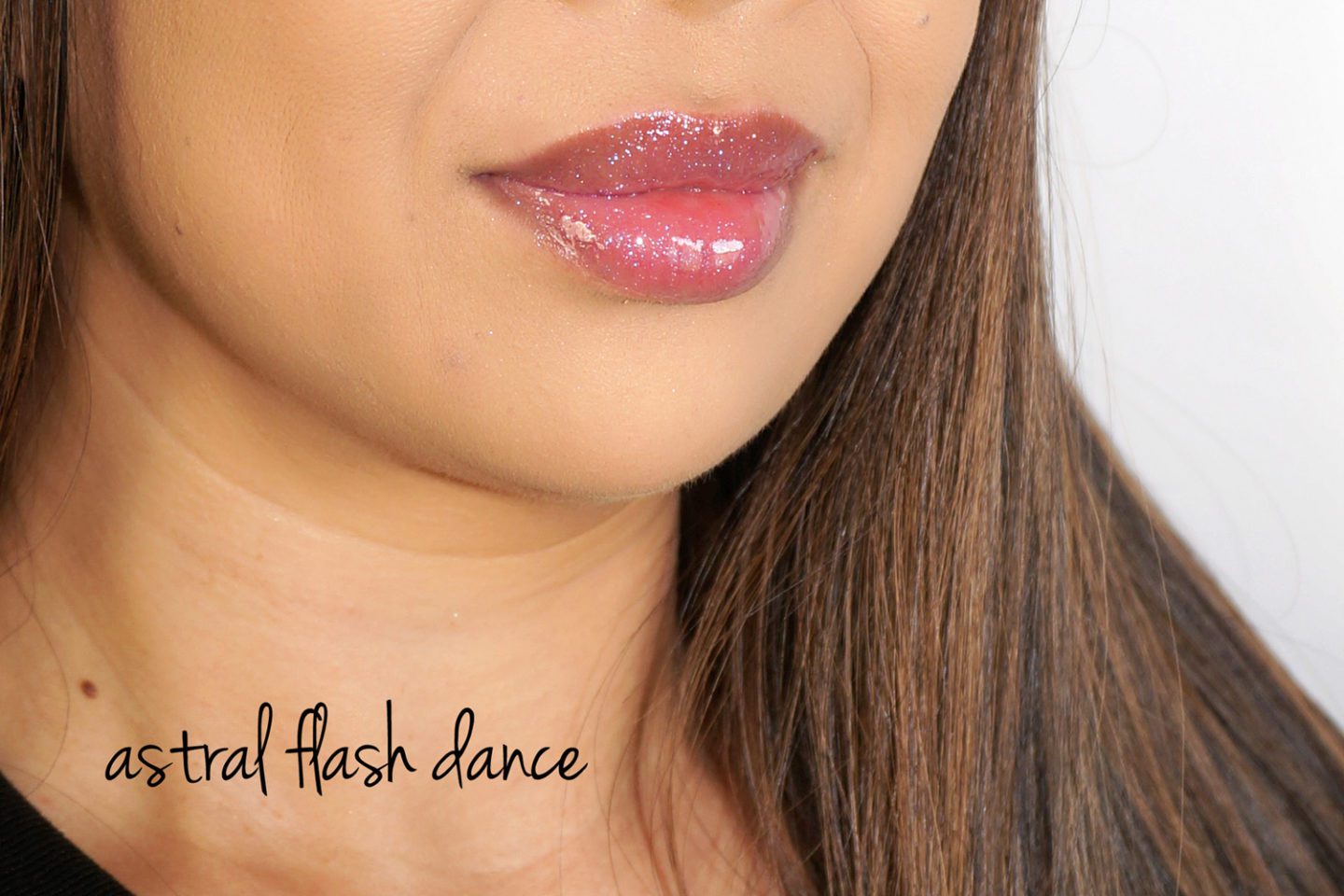 Pat McGrath LUST Gloss Astral Flashdance swatch | Skin Glow Find