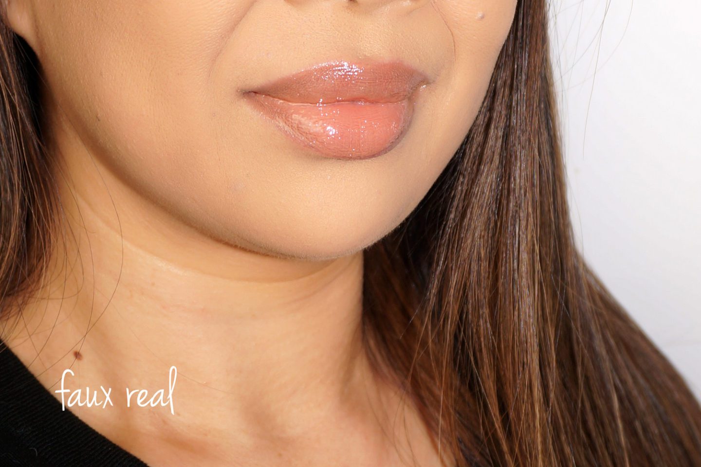 Pat McGrath LUST Gloss Faux Real swatch | Skin Glow Find