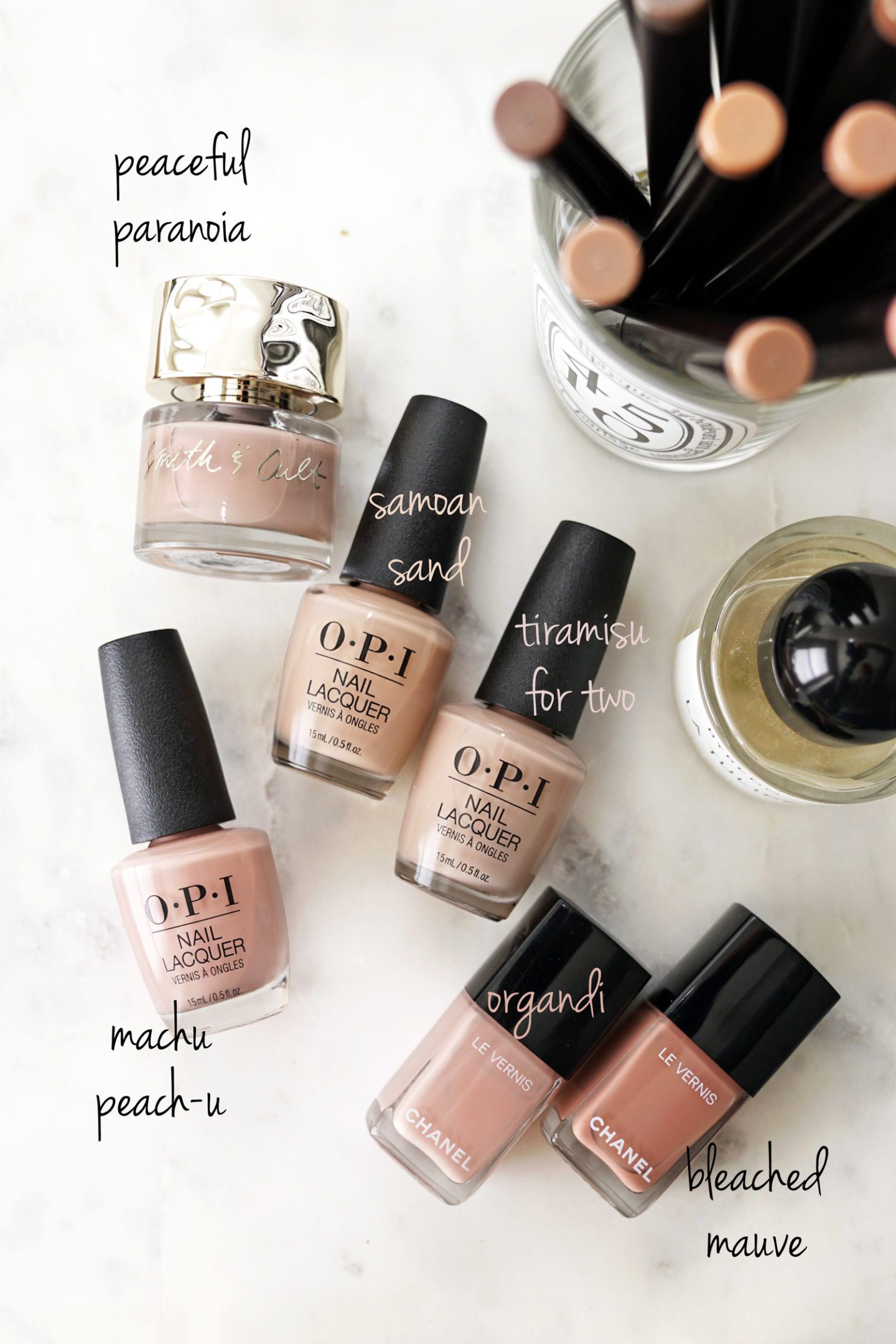 Top Five Neutral Nail Polishes for Spring