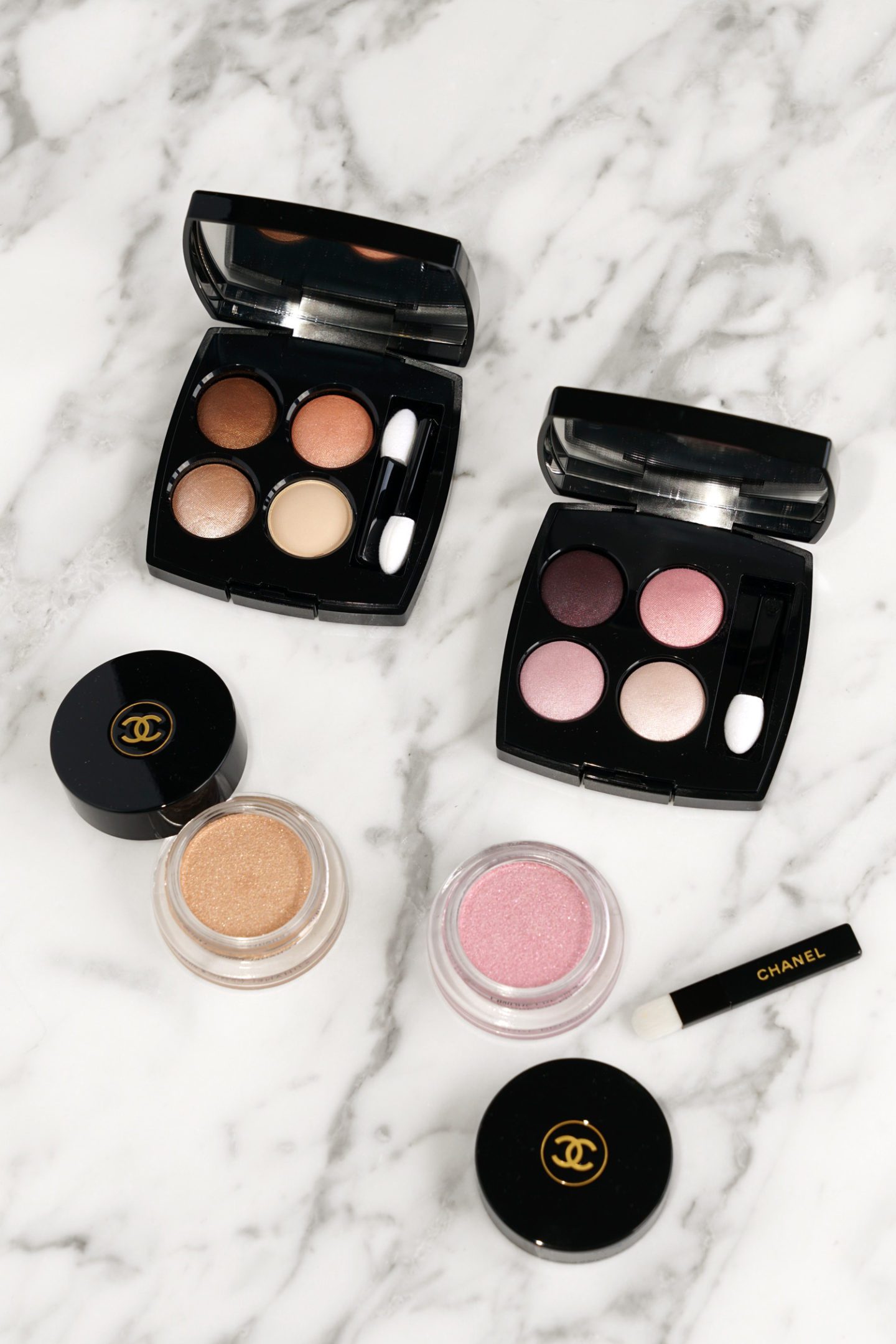 Chanel Pierre de Lumiere Les 4 Ombres and Ombre Premiere Cream Shadows