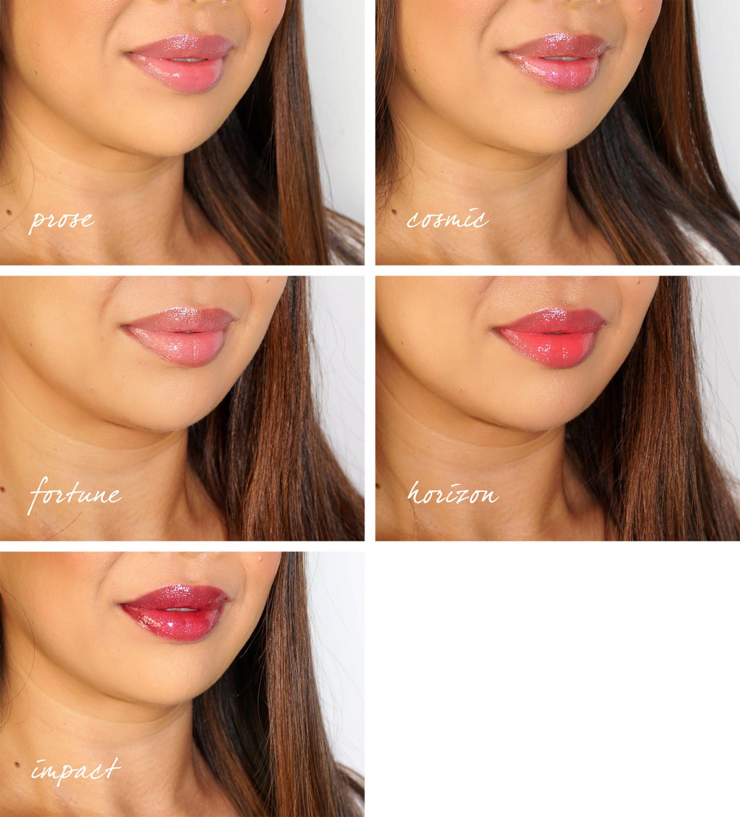 Hourglass Unreal Lip Gloss Lip Swatches