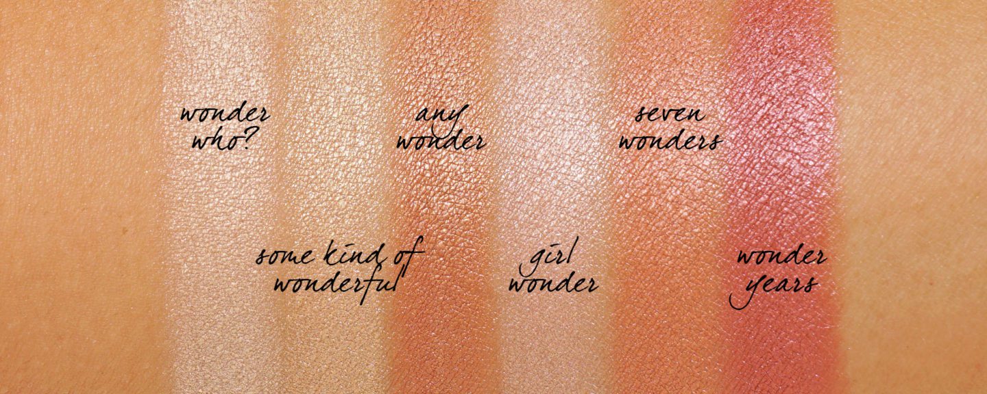 MAC Ignite Wonder Cheek Palette swatches