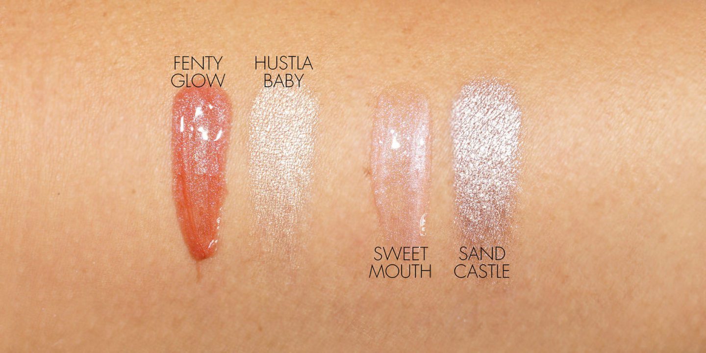 Fenty Bomb Baby Sets swatches