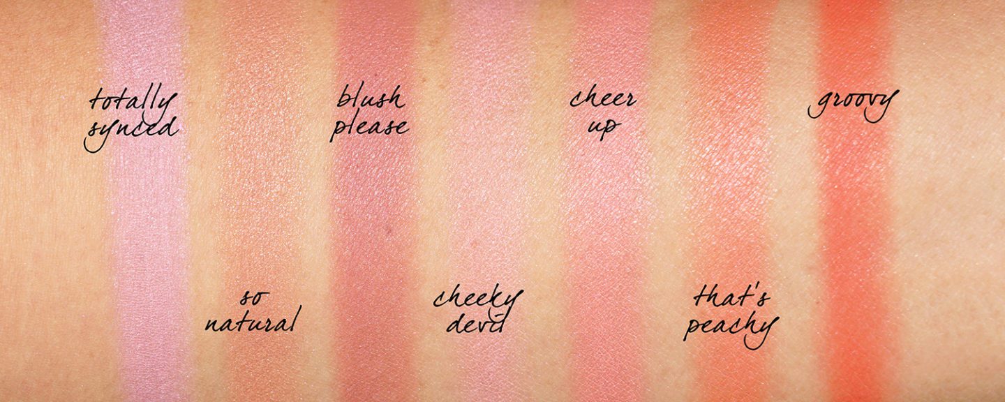 MAC Glow Play Blush swatches