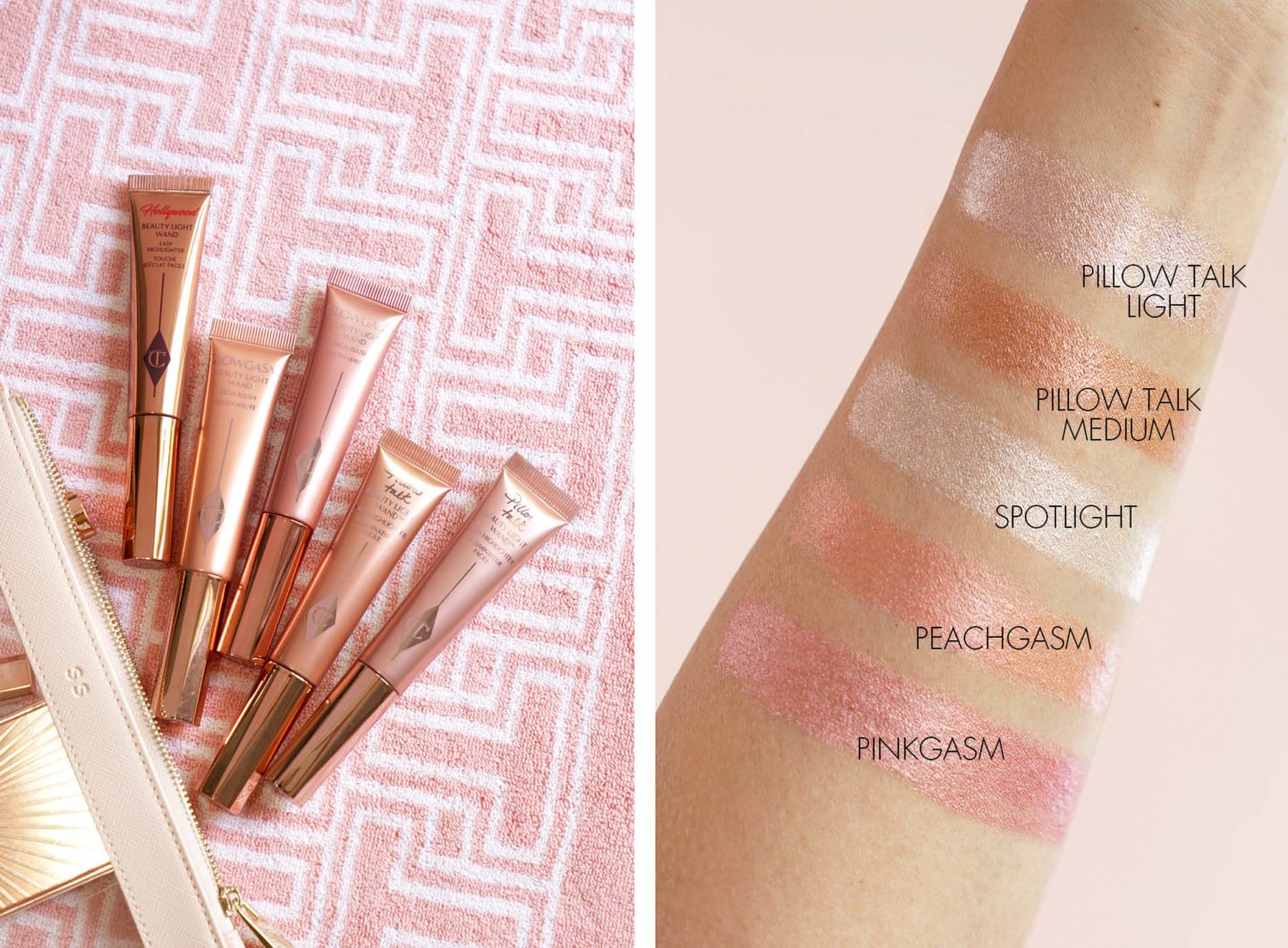 Charlotte Tilbury Beauty Light Wand Swatches | Skin Glow Find