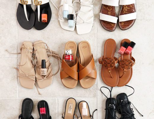 Best Summer Sandals + Nail Polish Colors to Try