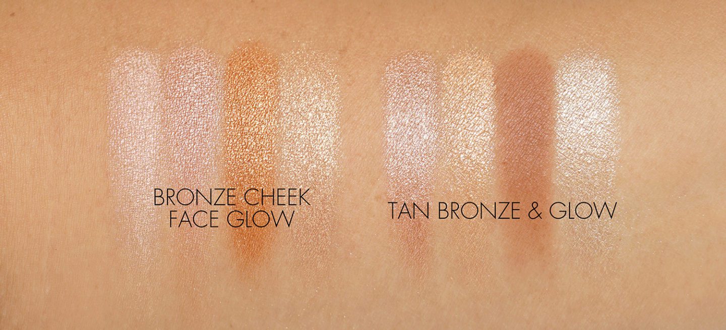 Natasha Denona Bronze Cheek Face Glow Palette vs Tan Bronze Glow