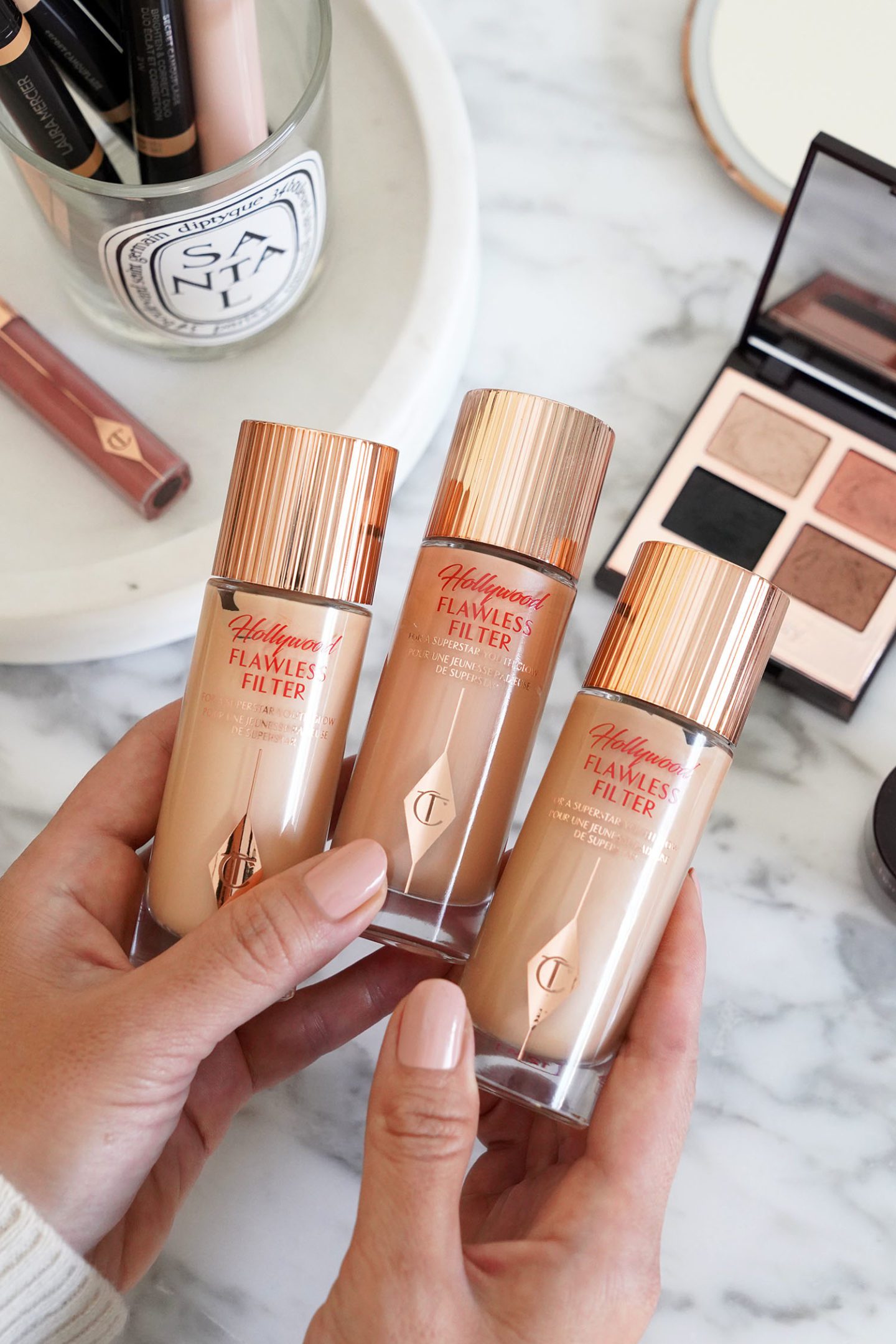 Charlotte Tilbury Hollywood Flawless Filter Primer and Highlighter