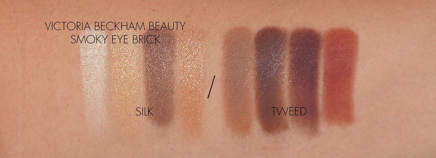 Victoria Beckham Smokey Eye Brick in Silk and Tweed swatches