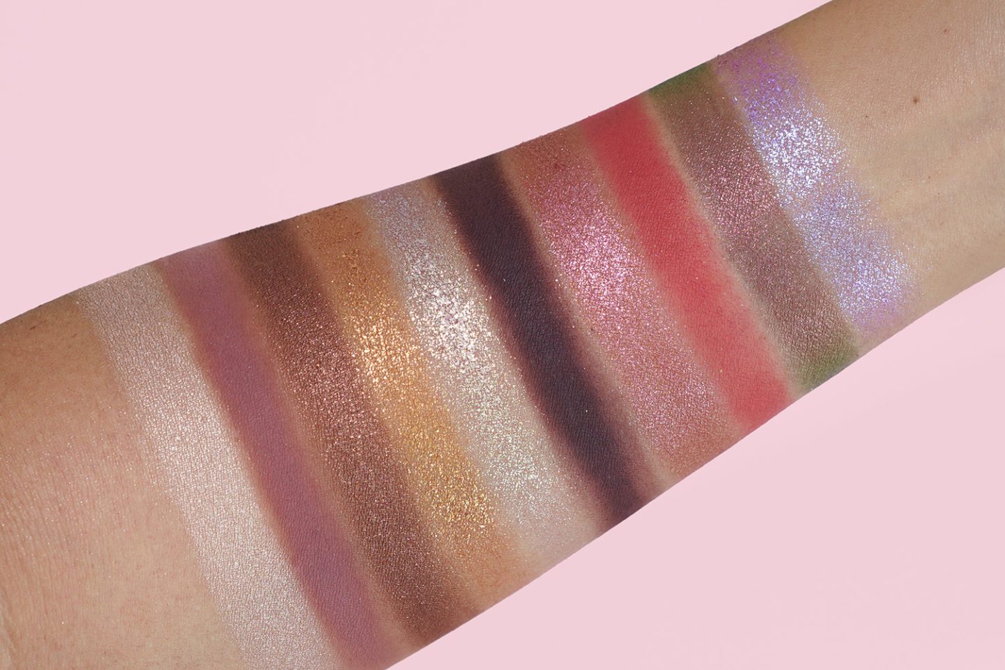 Pat McGrath Mothership IX Huetopian Dream Palette swatches