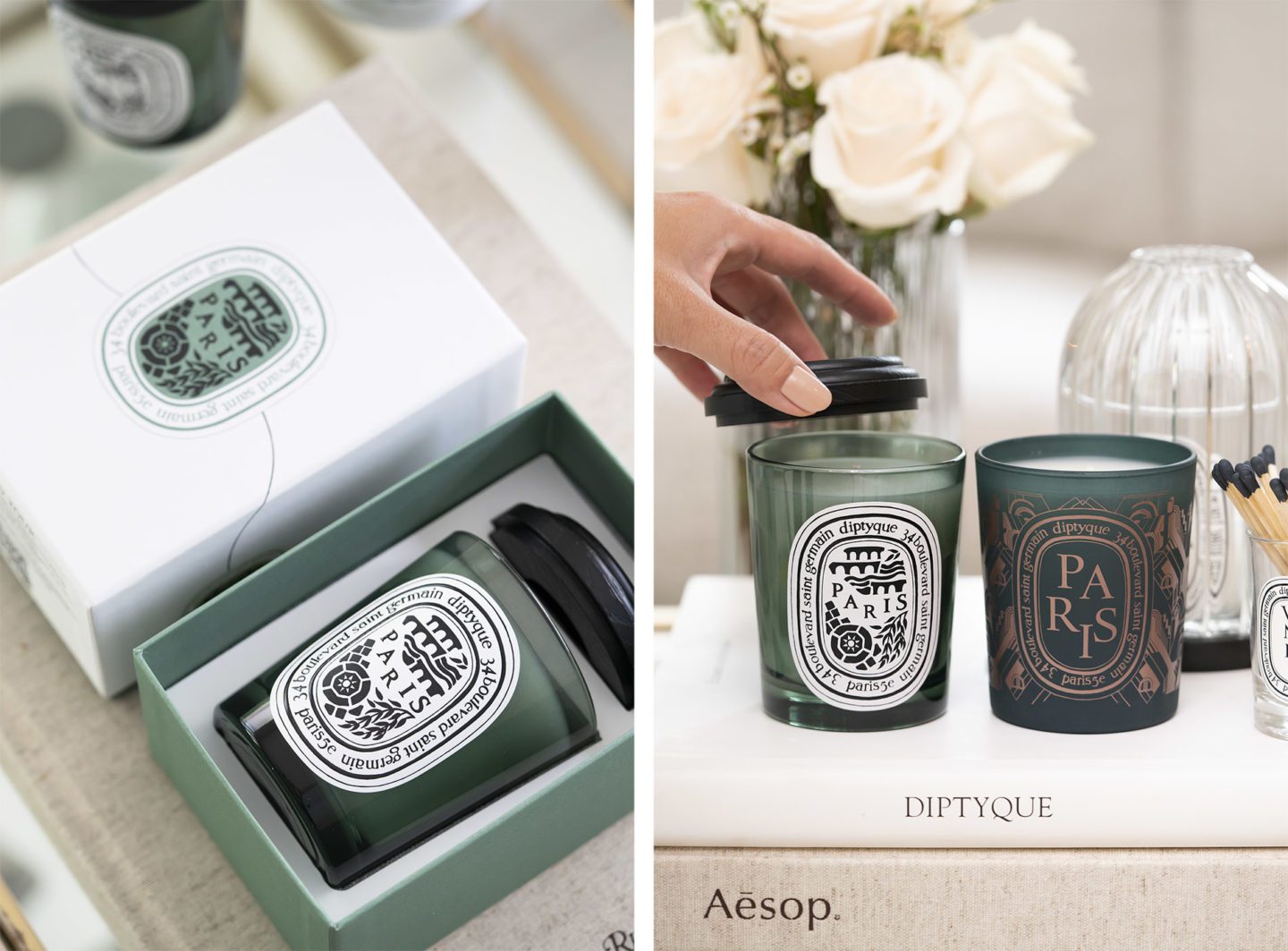 Diptyque Paris Le Grand Tour vs Paris City Candle