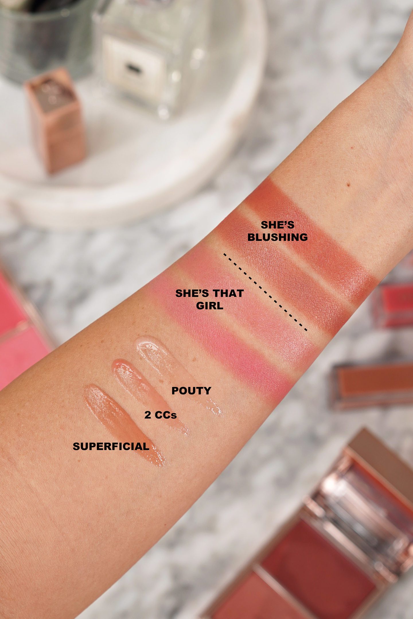 Patrick Ta Major Volume Plumping Lip Gloss swatches