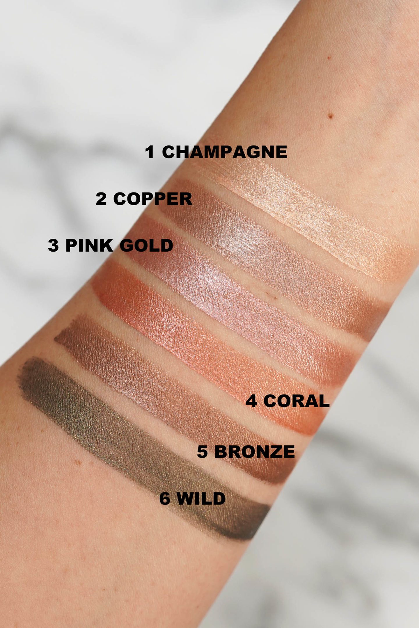 Sisley Ombre Eclat Liquide Eyeshadows swatches