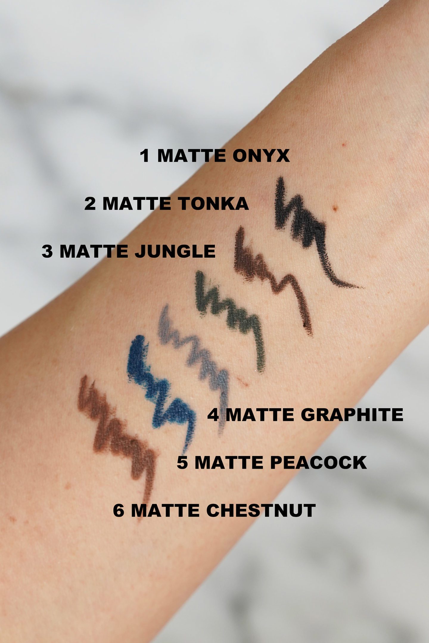 Sisley Phyto-Khol Star Matte swatches