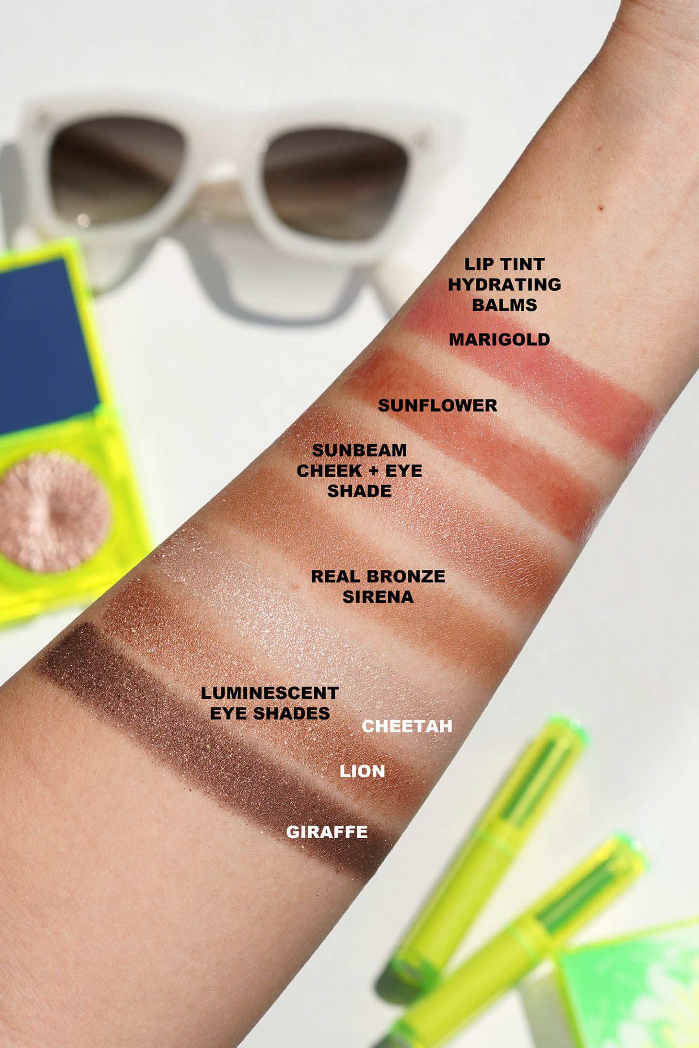 Chantecaille Favorites Sabrina swatches