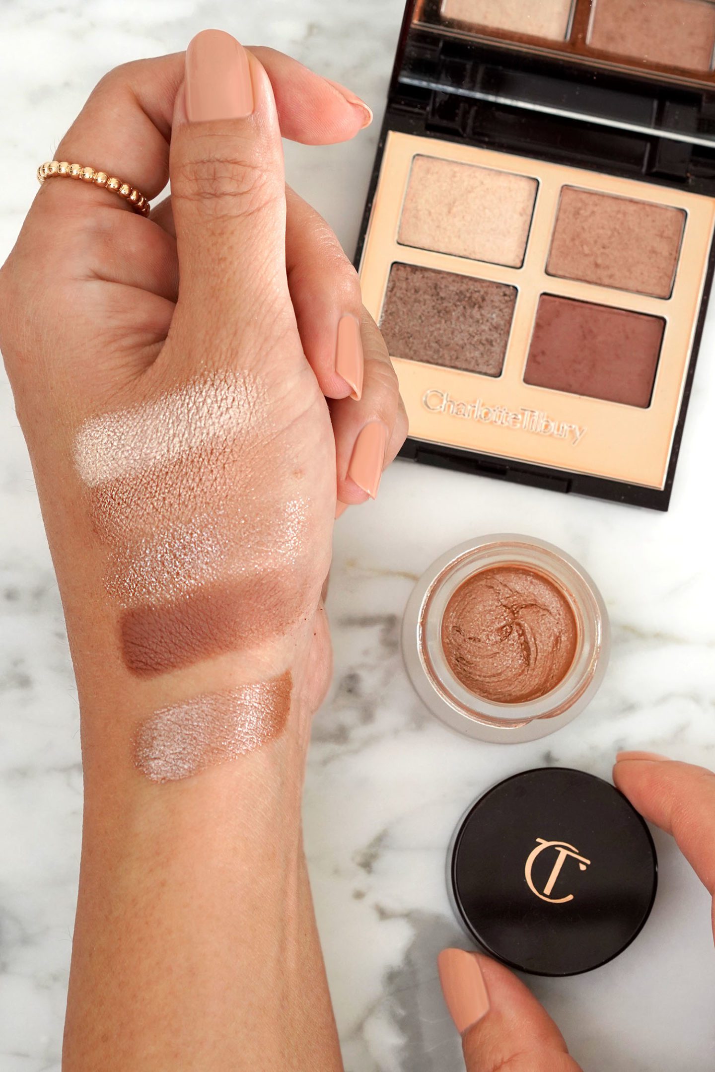 Charlotte Tilbury Exaggereyes Eyeshadow Palette + Cream Shadow