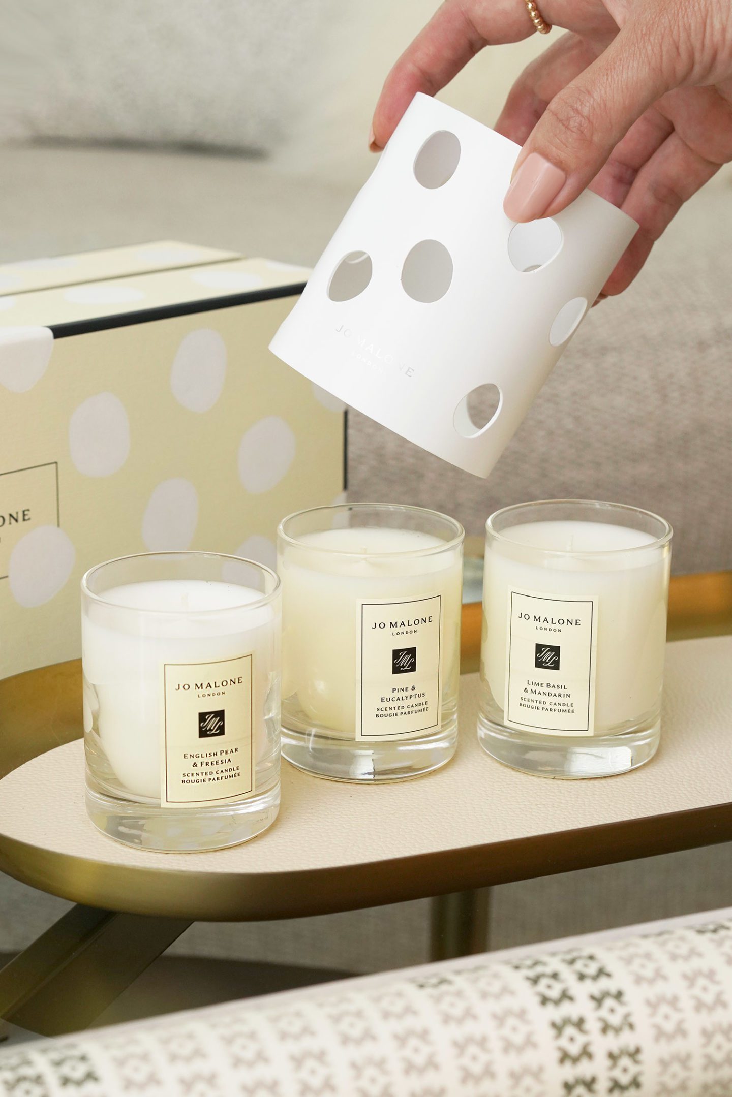 Jo Malone Travel Candle Trio and Accessory Set