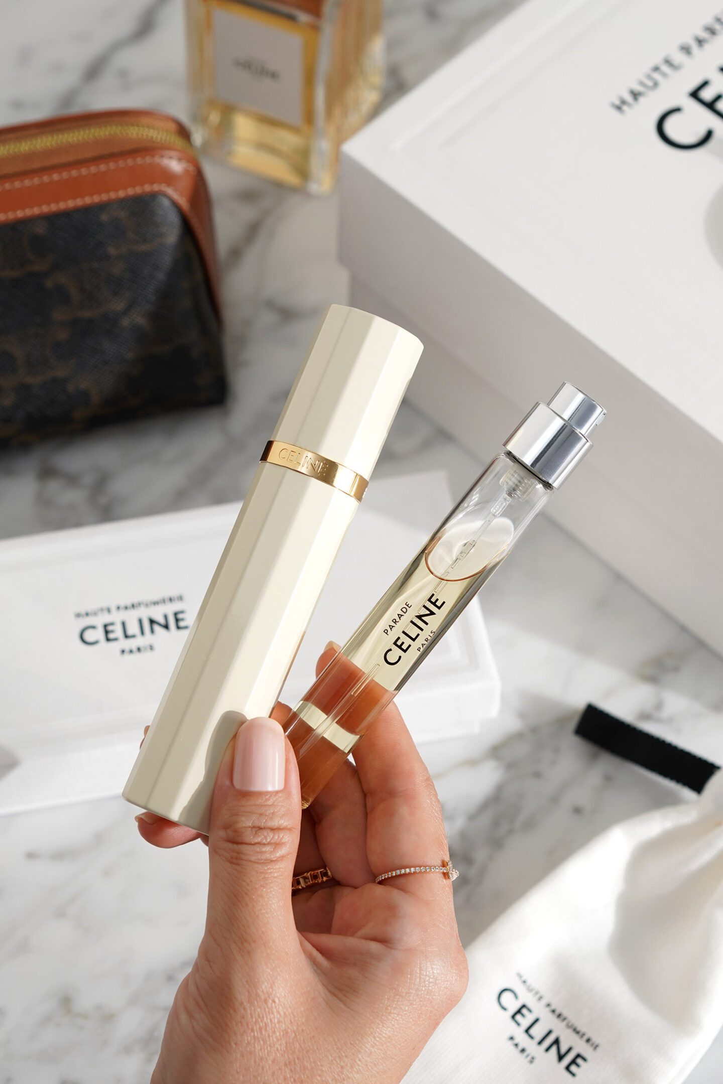 Celine Eau de Parfum Parade Travel Atomizer and Case