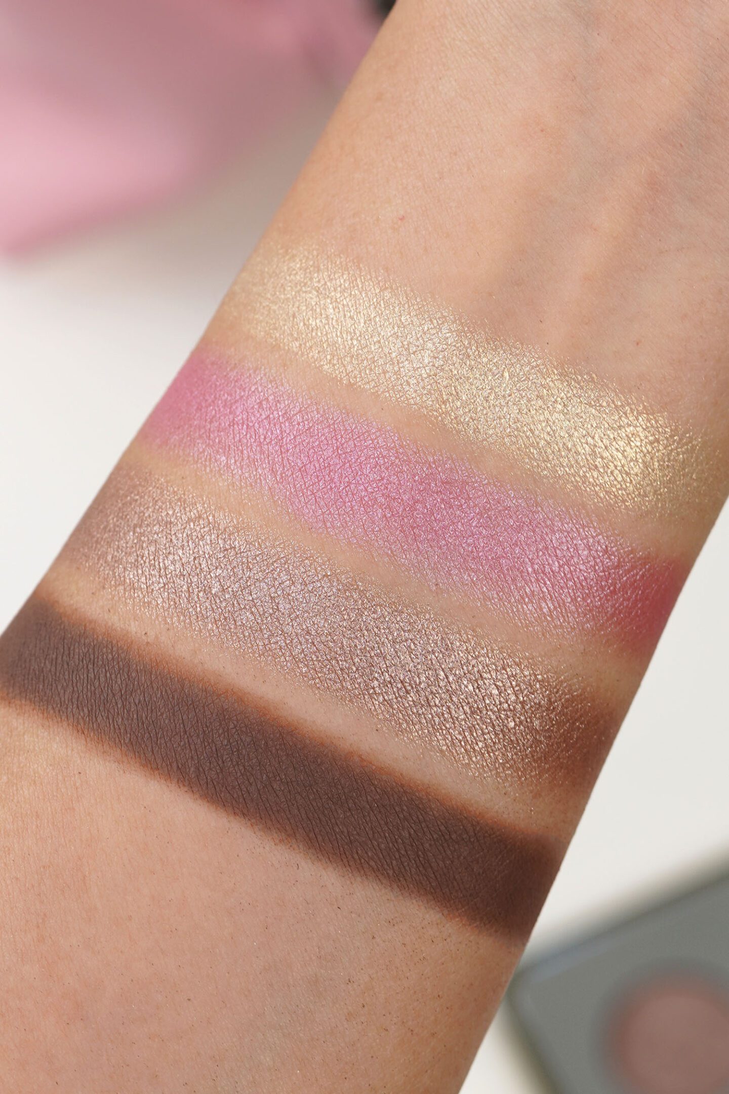 Chantecaille Wild Meadows Eye Quad swatches