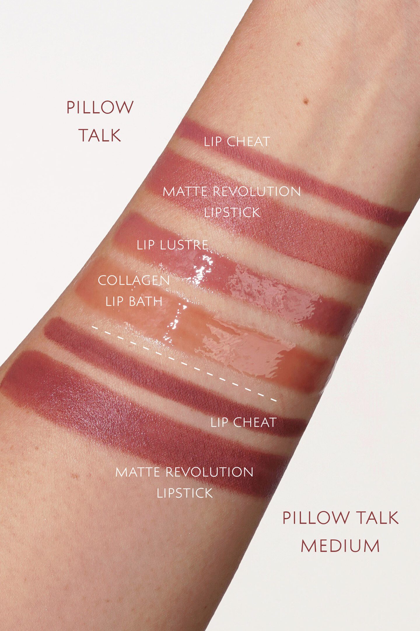 Charlotte Tilbury Lip Swatches Pillow Talk