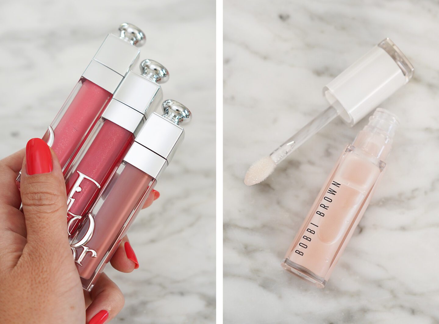 Dior Addict Lip Maximizers and Bobbi Brown Plumping Lip Serum