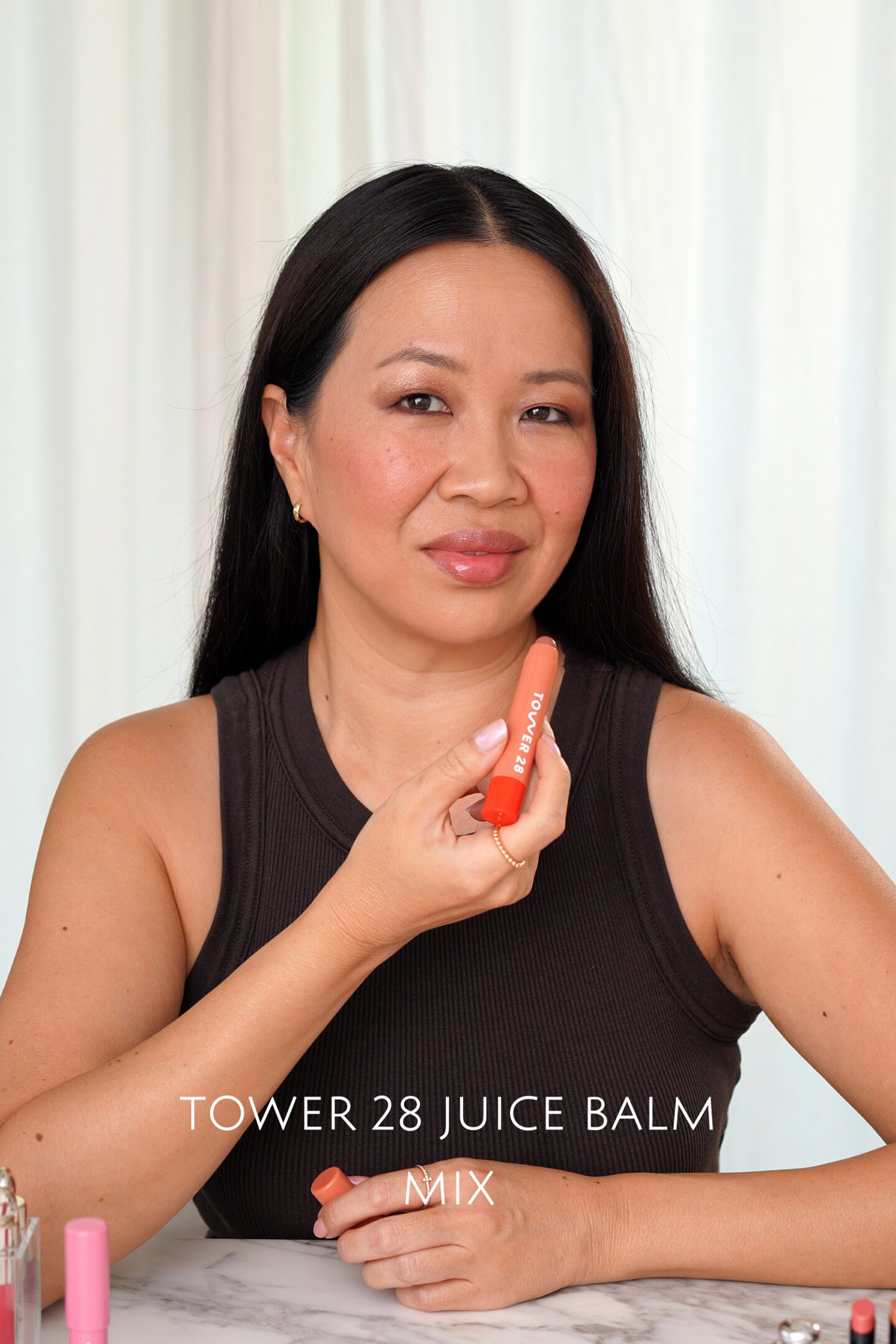 Tower 28 JuiceBalm Vegan Tinted Lip Balm in MIX