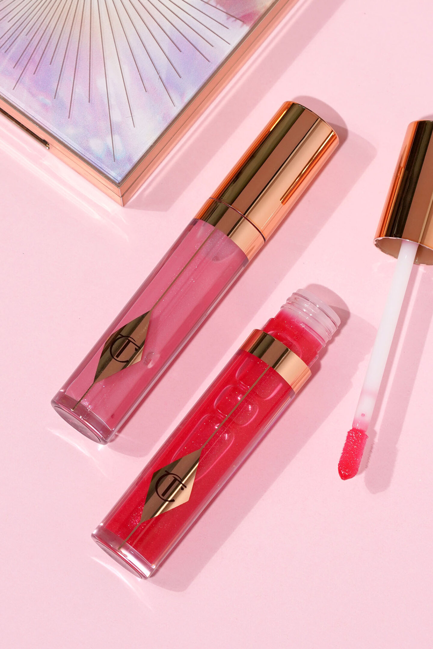 Charlotte Tilbury Jewel Lips Pinkgasm and Pinkgasm Sunset