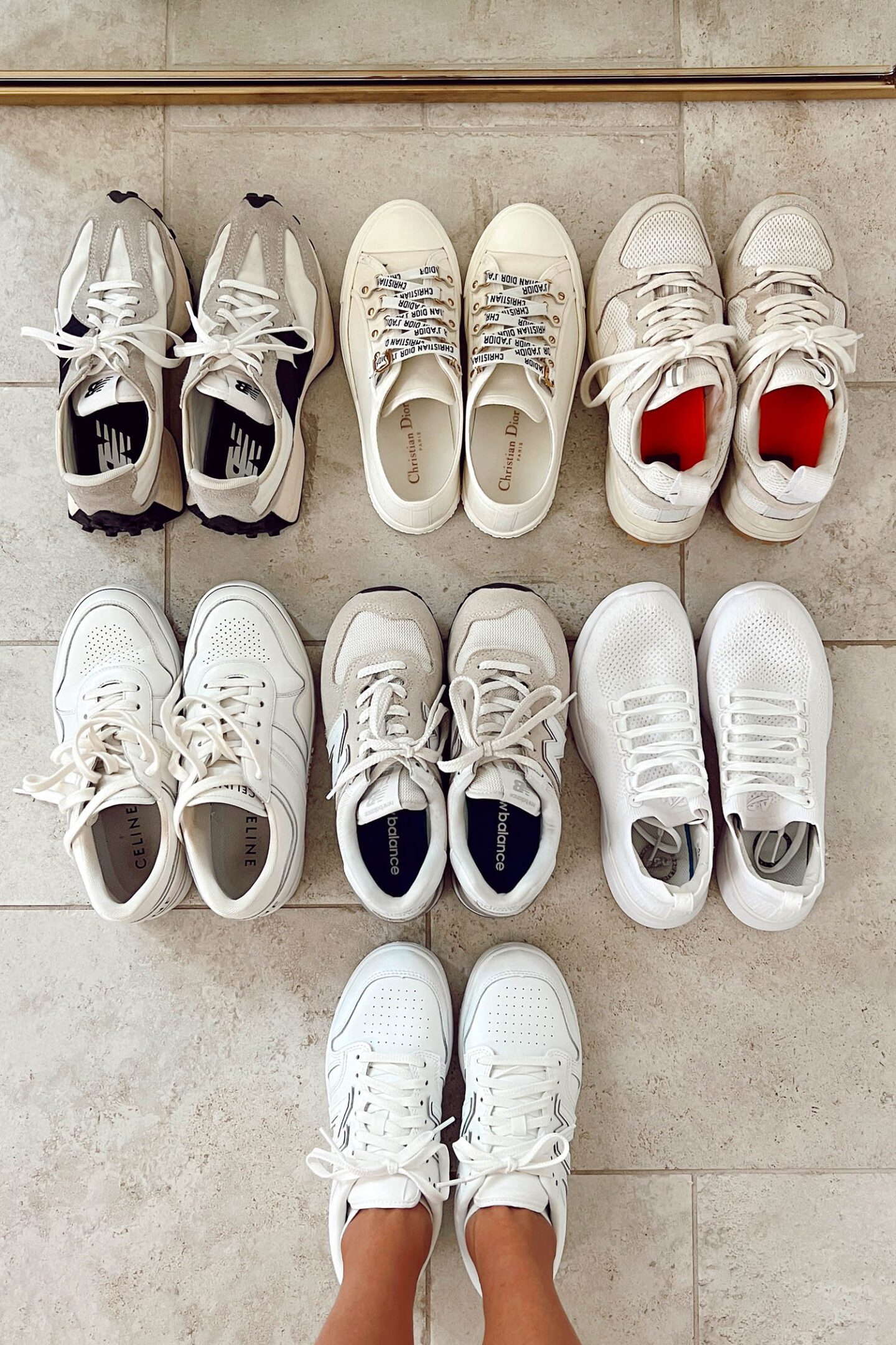 Favorite Sneakers Celine, New Balance, Veja, APL, Dior