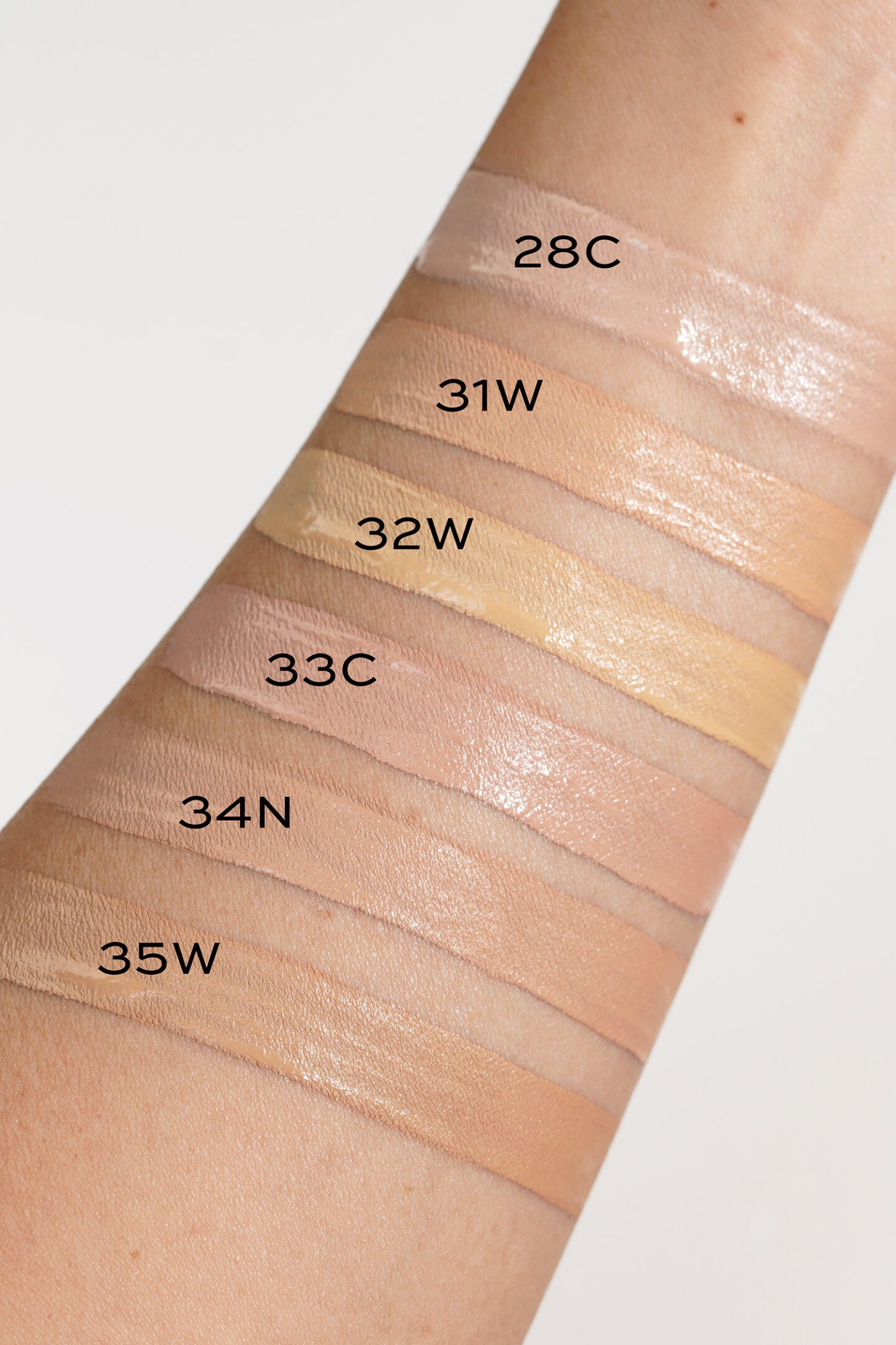 Gucci Beauty Multi-Use Long Wear Concealer review 28C to 35W swatches