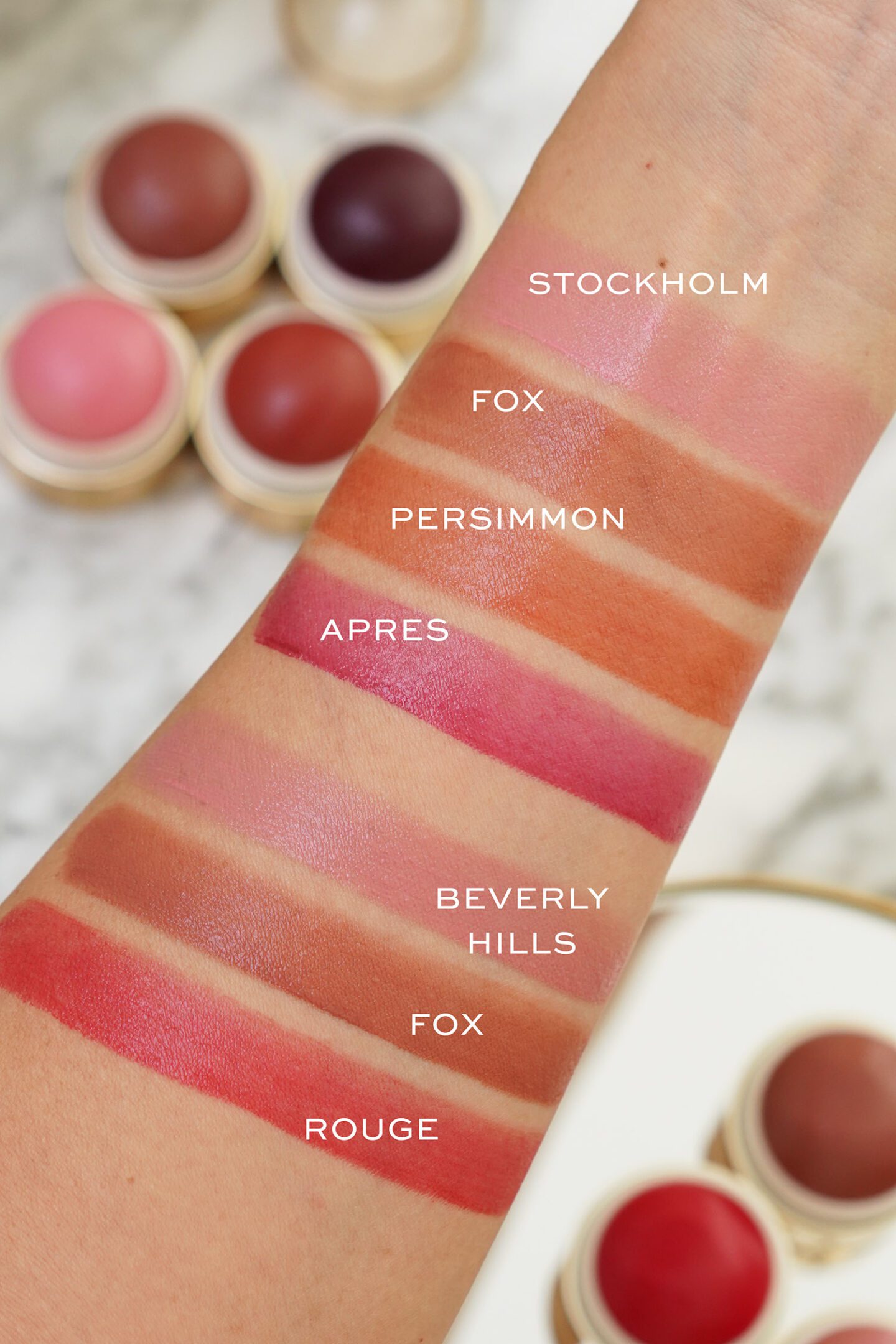 Merit Flush Balm Cream Blush swatches