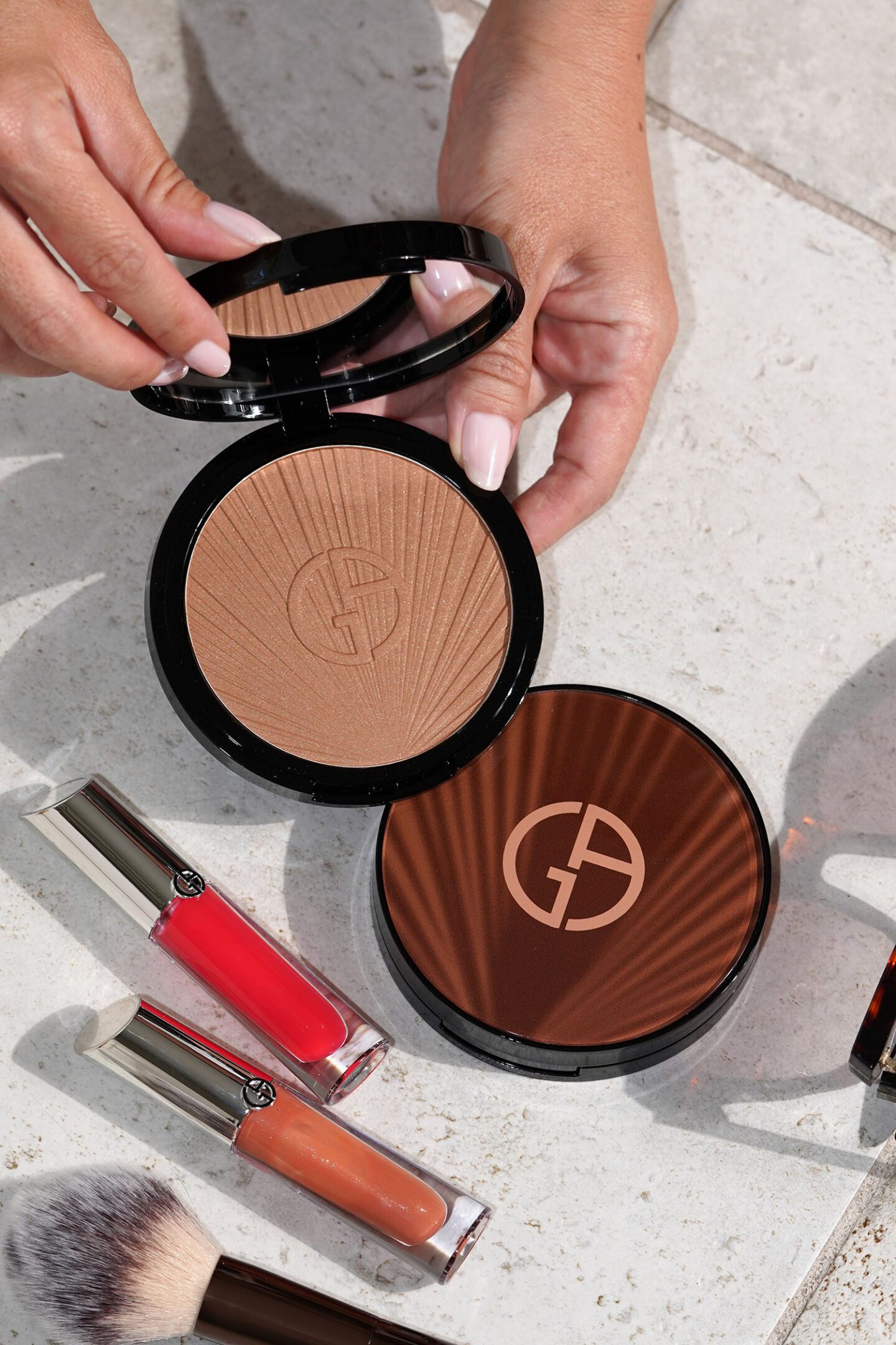 Armani Luminous Silk Bronzer + Prisma Glass