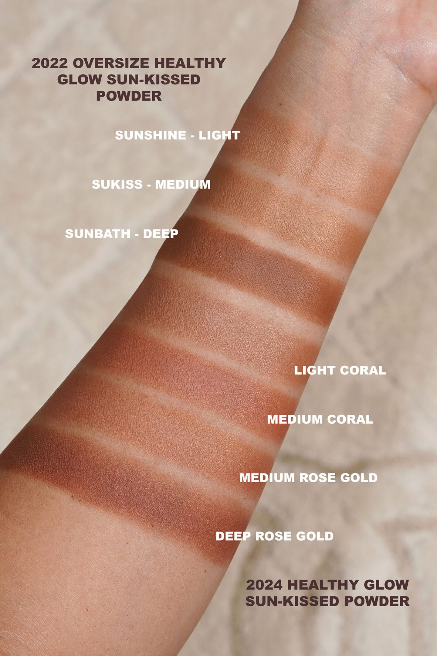 Chanel Les Beiges Bronzer swatches